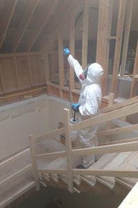 Mold removal and disinfection by certified IICRC personnel